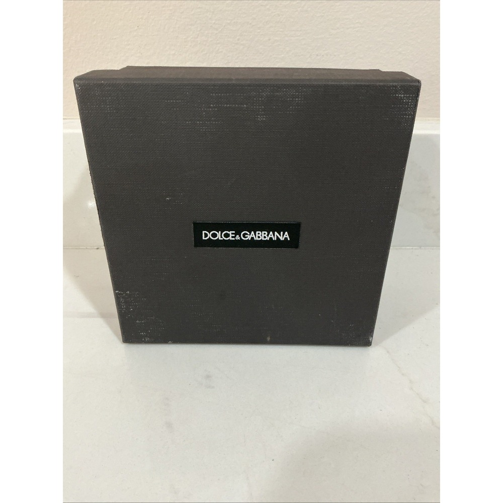 Dolce Gabbanna Logo EMPTY Gift Accessory Box 6"x3"x6"